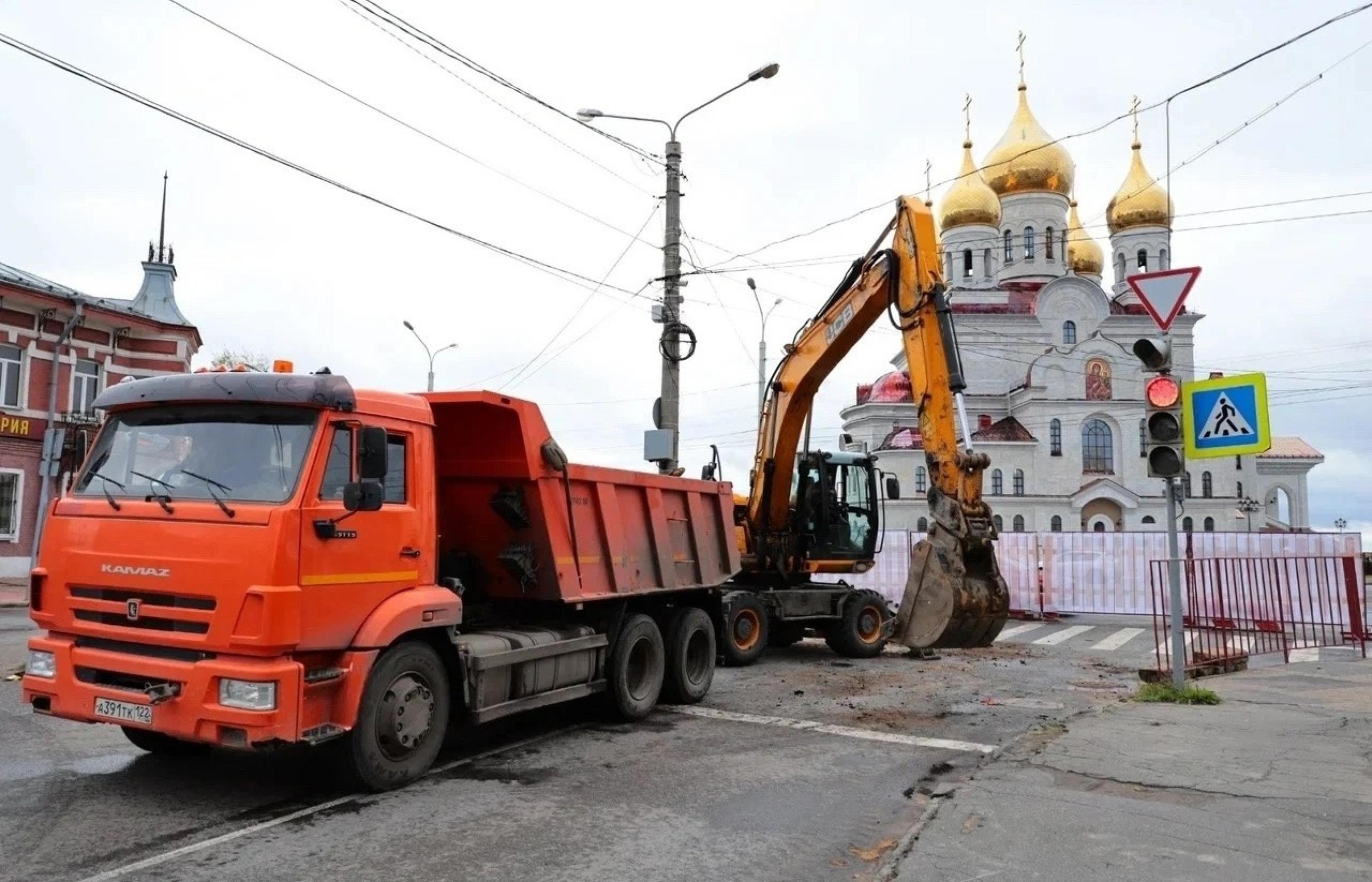 РВК-Архангельск» продолжает реконструкцию площади Профсоюзов